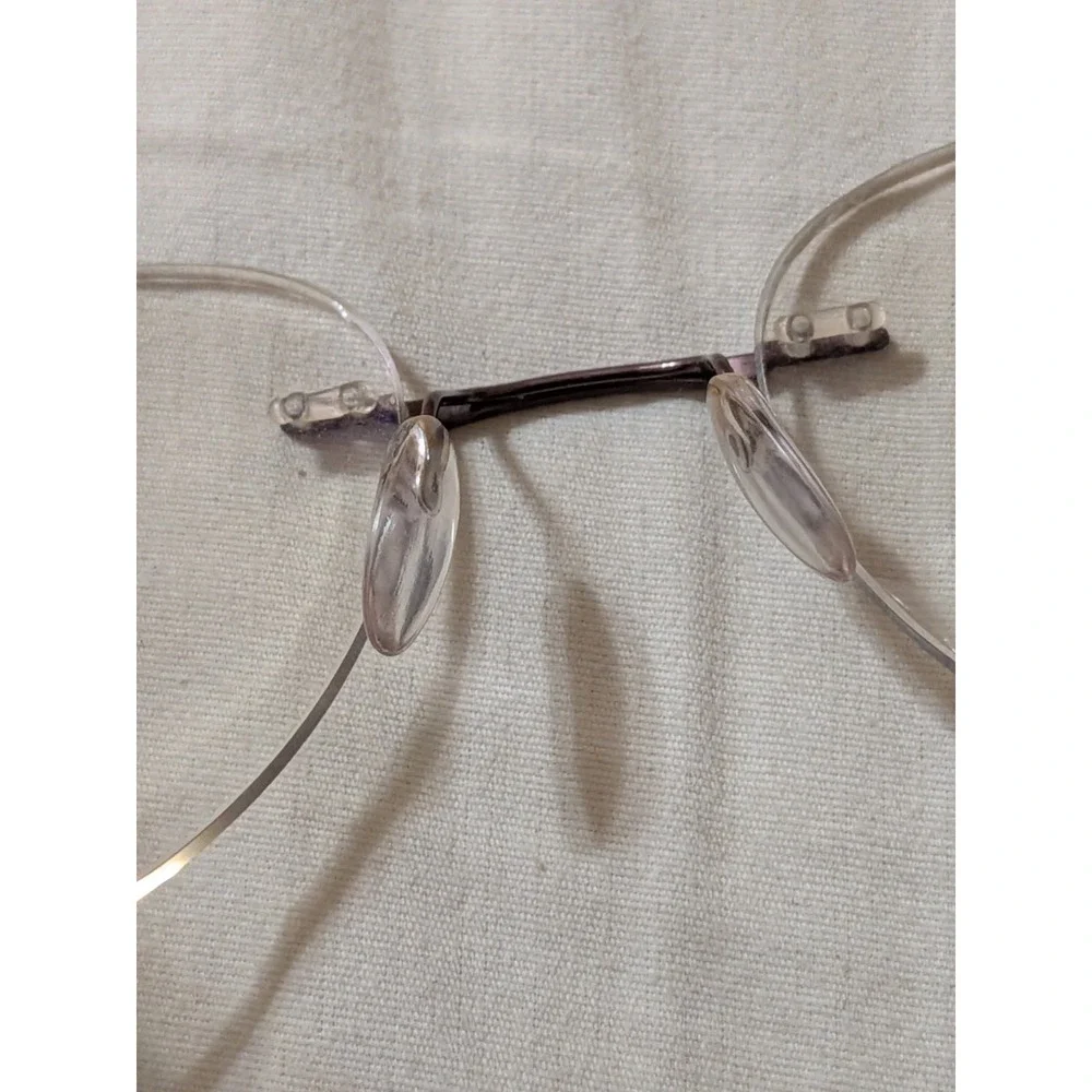 Silhouette 5408 40 6051‎ Beige Carbon Fiber Titanium Rimless Eyeglasses Frame